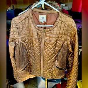 Versona Quilted Vinyl Jacket